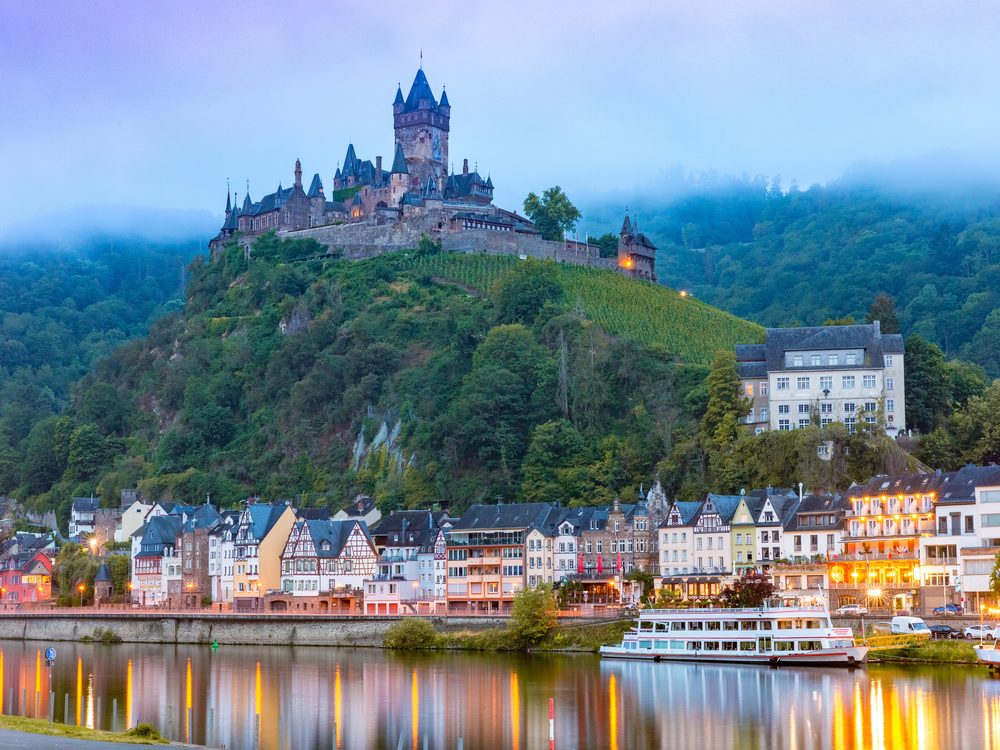 Cochem and the Reichsburg castle on the Mosel